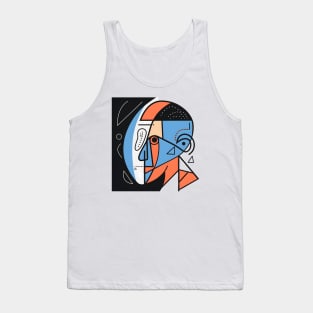 Picasso Style Robot Tank Top